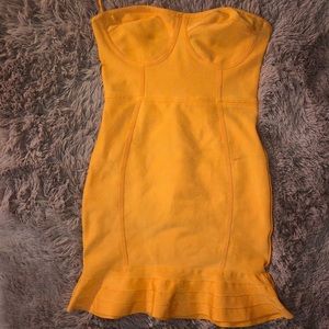 PRETTYLITYLETHING ORANGE DRESS